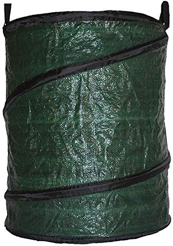 SPARES2GO Collapsible Garden Waste Removal Heavy Duty Bag with Handles - 90 Litre (Pack of 1)
