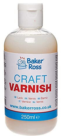 Baker Ross FE585 Craft Varnish Bottle - Pack of 1, Acrylic Varnish, Art and Craft Supplies for Children