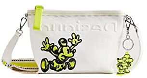 Desigual Womens BOLS_Mickey CALPE Across Body Bag, Weiß (6008), One Size