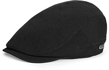 Flat Cap Newsboy Hat Men's Flat Ivy Gatsby Hat Winter Spring Autumn Driving Cabbie Hunting Cap Black