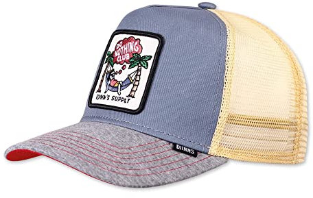 Djinns - DNC New 1.4 (Slate/Heather Grey) - Trucker Cap Meshcap Hat Kappe Mütze Caps