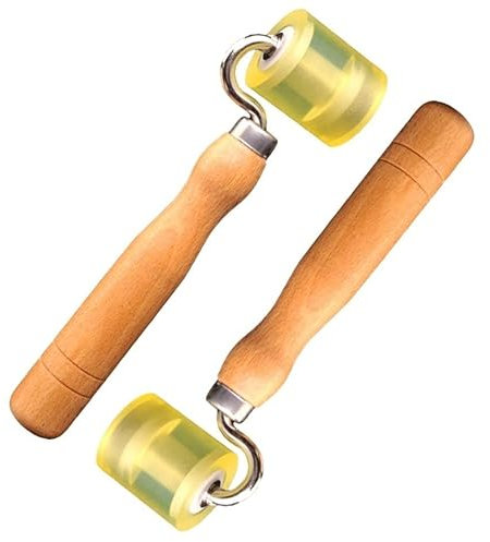 Set om 2 – 40 mm tryckrulle för kanthink och för svetsning av PVC-presenningar | Tryckrulle för tapetsering | tapetsering av tryckroller – sömmerullar | tryckrulle | Bubbelfri tryck