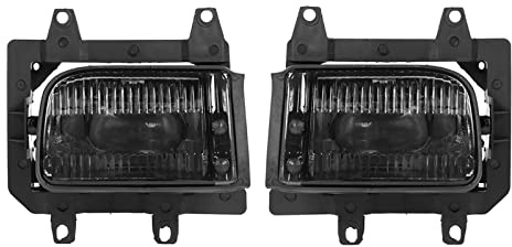 EMTOG 1 par främre stötfångare Dimljus Dimstrålkastare med glödlampor passar for BMW E30 318i 1985-1993 63171385945 63171385946 Dimljusskydd