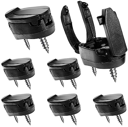 Prasacco 6 Pcs Golf Ball Picker Upper Golf Ball Retriever Foldable Golf Ball Claw Grabber Pickup Tool Golf Accessories