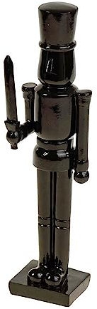 Werner Voss GmbH Figura de cascanueces con espada en color negro de polirresina