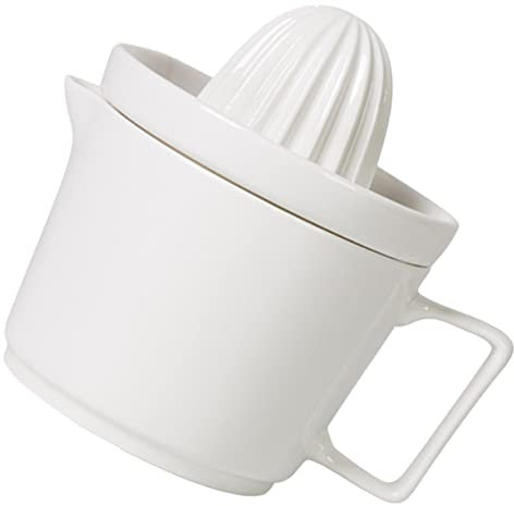 Hoement Presse-agrumes Manuel Céramique Portable Pour Citrons Et Fruits Ergonomique Filtre Résidus Extracteur De Jus Facile à Utiliser Compact Et Pratique Pour Cuisine
