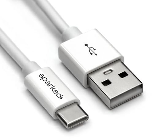 SPARKED iPhone 17/16/15 Charger Cable Car Charging Carplay, USB A to USB C | Wire for iPhone 17e, 16e, 16 Pro Max, 16 Plus, 15 Pro Max, Air, AirPods Pro 3, AirPods 4, Replacement Power Lead Cord UK