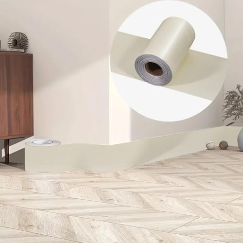 uHLANQC Mirror Frame Border, 1 roll 10CM*5M skirting line Wall Sticker self-Adhesive Wall Sticker Door Frame Kitchen Living Room windowsill Bathroom Tile(35 x100 cm)