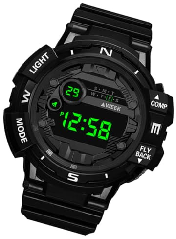 VANZACK Orologio Elettronico Sportivo Uomo, Cinturino Regolabile e Display Luminoso, Per Studenti e Uso Quotidiano