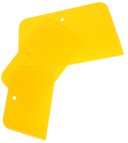 FIXOSHEE 3 Stück Teiliges Auto Body Füllspachtel Spachtel Weich Kratzfrei Vielseitig für Präzises Auftragen von Füllern Dichtstoffen und Farbe Autopflege Werkzeug Flächenschaber
