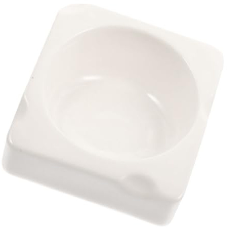 ORFOFE Ceramic Small Animal Feeding Bowl Lightweight Anti-tip Hamster Food Dish for Hedgehogs Guinea Pigs Chinchillas Pet Snack Container for Happy Dining