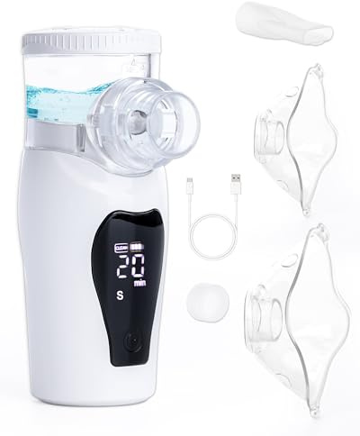 lulir Nebulisateur pour Adultes et Enfants, Nébuliseur Portable Silencieux