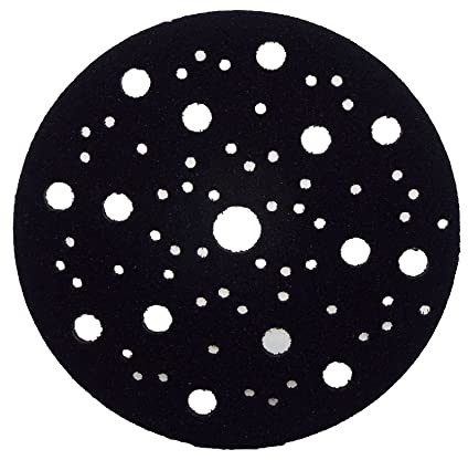 Mirka 8295600111 150mm 6 Orbital Sander 10mm Thick Hook'N'Loop HookIt backing Pad Saver Interface used in combination with hook & loop sanding discs for sanding rounded surfaces and contours