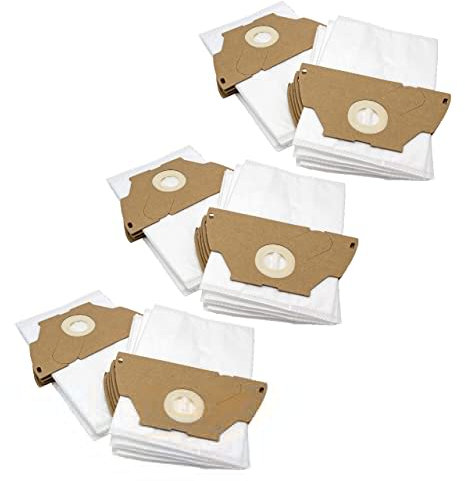 vhbw 30x sacchetto sostituisce Unifit uni-170 per aspirapolvere - in microfibra, 28cm x 21,5cm, bianco