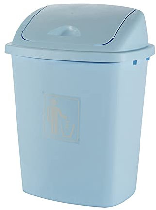 Poubelle Salle de Bain Corbeille de poubelle, 6,6 gallons de poubelle avec couvercle de la balançoire, rectangle 30liter Corbeille de salle de bain, pivotante Top poubelle de la cuisine (trois couleur