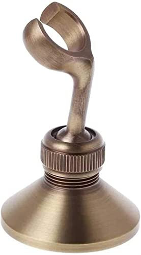 Tbkoly Support de pommeau de Douche Slider Clamp Holders, Rotatif Réglable en Laiton Antique Fixation Murale Salle de Bains Hand Held Douche Pulvérisateur Support Support Accessoires de Montage