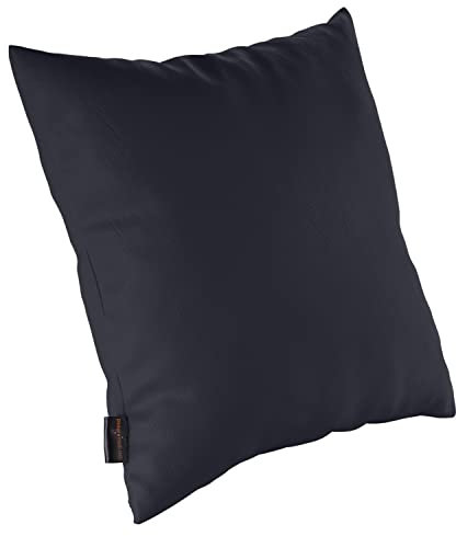 pader medi.tech Kopfkissen mit Schaumstoff-Flocken, 60x60cm, Therapiekissen, Lagerungskissen für die Physiotherapie mit Kunstlederbezug | abwaschbar, bequem | 29 Schwarz
