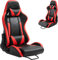Dardoo Racing Gaming Bucket Seat mit verstellbaren Doppel Slide Adapt Racing Simulator Cockpit Driving Wheel Stand Chair Video Game Chairs SIM Chair Rot
