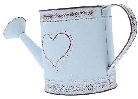 DOITOOL Vaso Di Fiori Antico Bollitore Secchiello Per Fiori in Metallo Vaso Per Piante Shabby Fattoria Annaffiatoio Shabby Chic Paese Francese Brocca Lattina Bollitore Di Ferro Ufficio