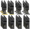 28Pcs Lames de Scie Oscillantes, 6 lames de scie oscillante en titane, Coffret des Accessoires d'Outil Multifonction Oscillant, Lame de Scie Universelle pour Dremel, Bosch,Dewalt, etc