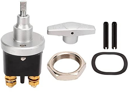 Batteriestrom-Trennschalter, wasserdichter Batterie-Trennschalter, Batterie-Kill-Schalter, Batteriestrom-Trennschalter, 12 V, 500 A, wasserdichter Schutz, universell für Auto,