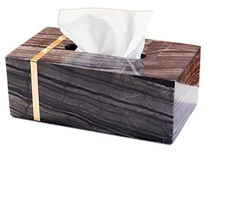 Taschentuchbox-Abdeckung, leichte Luxus-Taschentuchbox aus Marmor, Heimdekoration, Couchtisch, Serviettenbox, Zuhause, Wohnzimmer, Esstisch, Papierbox, Taschentuchbox-Halter