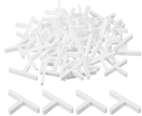 QUARKZMAN Fugenkreuze für Terrassenplatten 2mm - 400 Stück T - From Fliesenkreuze Abstandshalter, Kreuze im Außenbereich für Platten Pflaster Terrasse Balkon