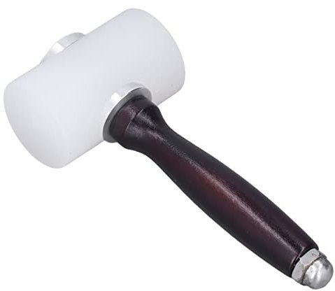 Nylon Leather Carving Hammer Wooden Handle Mallet Leathercraft Accessories Tool for Carving Punching Sandalwood