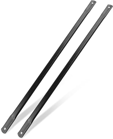 Garden Swing Replacement Bars 33.5/85cm, Bronze Metal Elliptical Rods | for Hanging Swing Seat to Frame, Black, 2Pcs