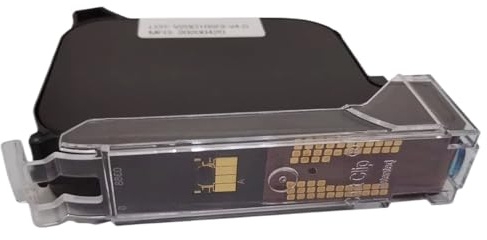 KRLAZdN Yaomatec – Cartouche d'encre écologique W3T10B, Compatible avec imprimante à Jet d'encre Portable, solvant Noir, Cartouche d'encre à séchage Rapide