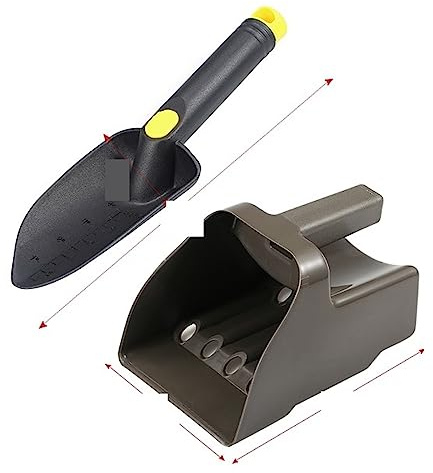 Metal Detector, MD1008A Metal Gold Detector Pinpointer Palmare Gold Treasure Underground Metal Detector Tracker Seeker Finder for adulti Bambini(Sand Scoop)