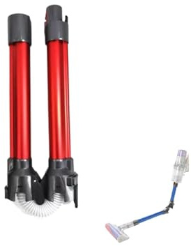 Aspirapolvere Senza Fili, Tubo Flessibile, Portatile, Accessori, Asta Di Prolunga Pieghevole, Compatibile Con Dyson, V10 V11(Red)