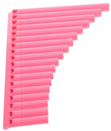 LIGHTAOTAO Pan Flute Abs Resin Material for Beginners and Students Pink 16-pipe Versatile Use for Educational Settings and Professional Performance, Traditional Chinese Wind Instrument