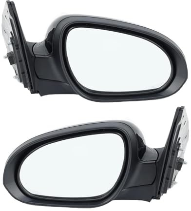 Außenspiegel Für Hyundai Für I30 FD 5 Drähte Tür Rückspiegel Montage Schwarz Mit Blinker Licht Rückspiegel Seitenspiegel komplett(1 Paar)