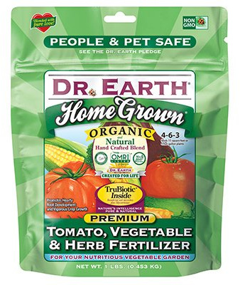 Dr. Earth 73416 Home Grown Tomato/Vegetable/Herb Fertilizer, 1-Lb. - Quantity 12