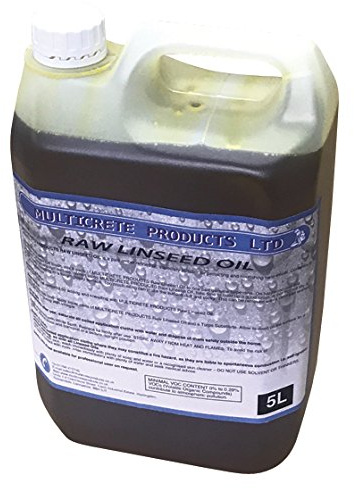 Raw Linseed Oil Protect and Nourish Hard Woods (5 litres)