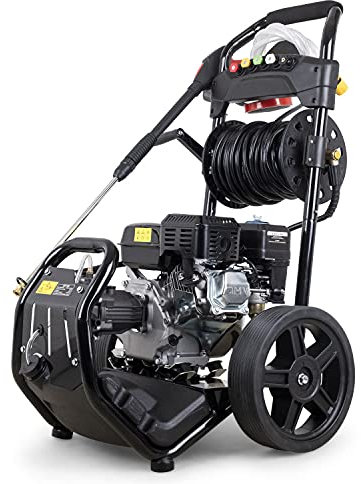 Benzin Hochdruckreiniger DT-KR170D mit 7 PS Motor (170 bar Arbeitsdruck, 5 Arbeitsdüsen, selbstansaugend, inkl. 12 Meter Hochdruckschlauch)