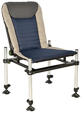 Angelstuhl Campingstuhl Carp CUZO Quantum Feeder Methood + Abdeckung Stuhl Deluxe Karpfen Angler Campingstuhl mit extra Höhe