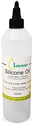 Silicone Oil 250 ml 100% Pure Clear & Non-Toxic Use for Fitness Equipment, Moving Parts, Treadmill Oil