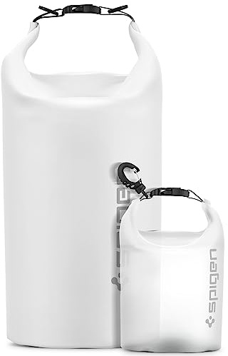 Spigen Aqua Shield wasserdichte Tasche Set [20L+2L] Dry Bag wasserfester Rucksack Beutel für Strand Schwimmen Camping Bootfahren Kajakfahren