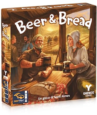 Beer & Bread - Gioco da Tavolo per Due - Round alterni ingegnosi - 10+ Anni - 2 Giocatori - 30-45 Minuti - Edizione Italiana