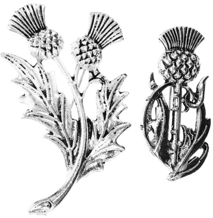 COLLBATH 2stücke Vintage Distel Broschen Für Damen Kreative Anstecknadeln Aus Dekorative Pins Für Kostümschmuck Für Besondere Anlässe