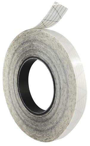 KLEBESHOP24 Sockelleisten Klebeband doppelseitig, 15 mm x 50 m | extra starkes Montageband, zur Verklebung von Fußbodenleisten, Teppichen