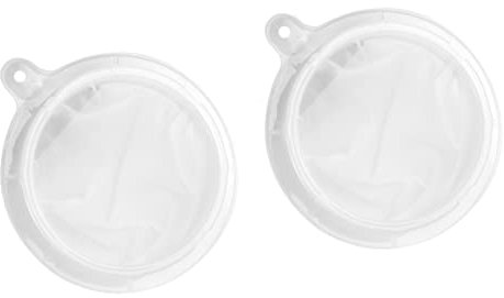 Zerodeko 2pcs Food Filter Mesh Funnel Mesh Oil Liquid Strainer for Juice Wine Filter Screen Easy to Clean Dishwasher Safe High Permeability