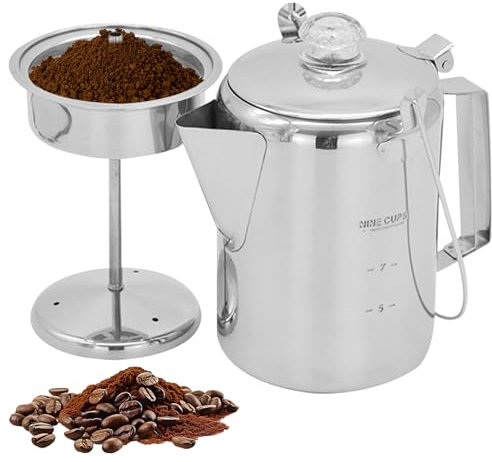 Machine à café de cuisinière, cafetière à Moka à Induction, cafetière à percolateur, cafetières de Camping en acier inoxydable, Machine à percolateur de café