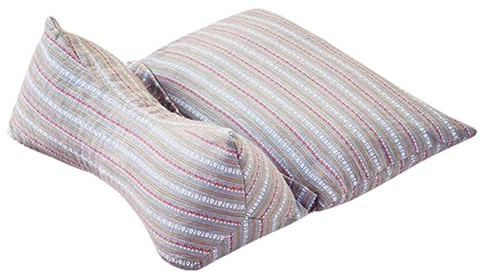 Genérico Almohadas de Alforfón para Dormir | Almohada de Soporte Cervical con Cáscara de Trigo Sarraceno | Funda Separable para Hombres y Mujeres en Cama, Sofá, Escritorio, Coche o Avión