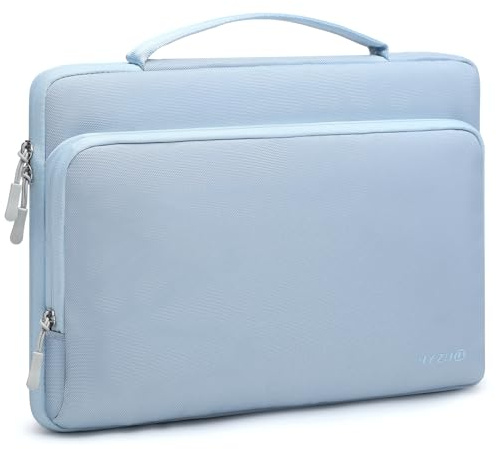 HYZUO 13,3-14 Tum Laptopfodral Väska för MacBook Pro 14 M5-M1 A3426 A3427 2026-2021, 13,3 MacBook Air/Pro, 13,8/13,5 Surface Laptop/Book, Fodral för 13 13,3 HP Dell Lenovo Asus Acer, Blek Blå