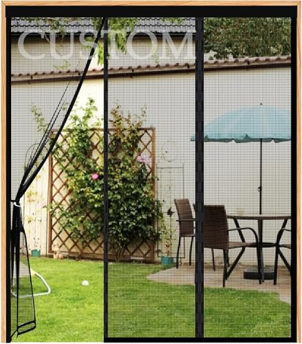 Mosquitera Magnética Personalizada – Fabricada a las Medidas Exactas de tu Marco – Fijación sin Taladros, Cierre Automático – Protección Antiinsectos para Puertas Correderas, Balcones y Terrazas