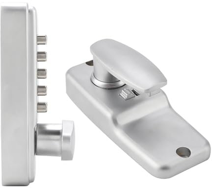 2-8 Bloqueo de código digital mecánico Sin llave Cerradura de la puerta de entrada Teclado Combinación Palanca Manija Puertas Cerradura digital para puerta con código de bloqueo de HomeSecure