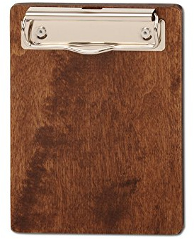 Menüboard Klemmbrett Nature Clasp Dunkel A6